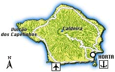 Map of Faial