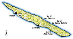 Map of São Jorge